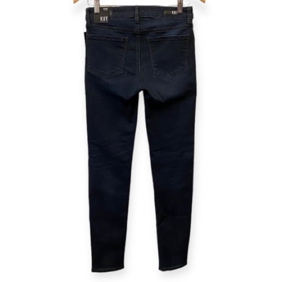 Kut From The Kloth 2 NWT Diana Skinny Jeans Mid Rise Dark Wash New With Tags - Picture 4 of 14